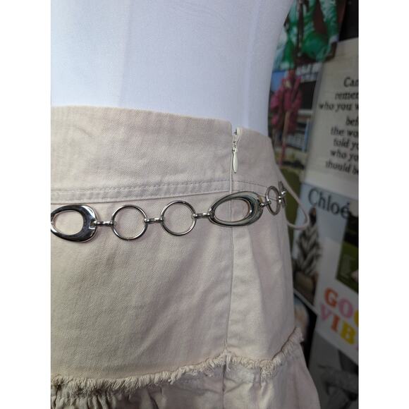 Free People Western Lace Up Skirt - Picture 4 of 4